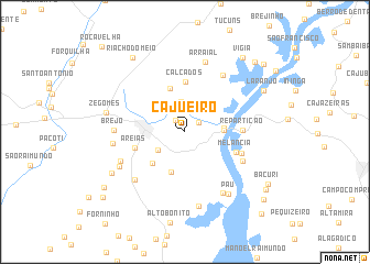 map of Cajueiro