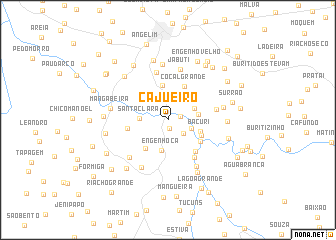 map of Cajueiro