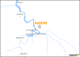 map of Cajueiro