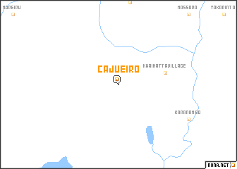 map of Cajueiro
