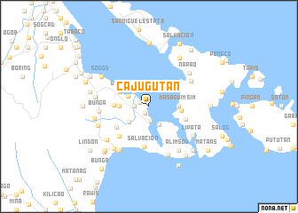 map of Cajugutan