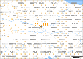 map of Cajuste