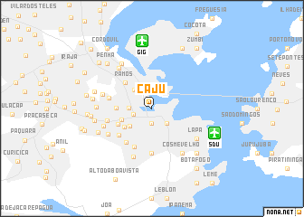 map of Caju