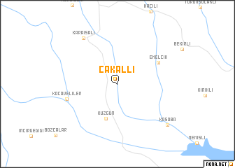 map of Çakallı