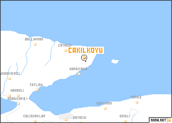 map of Çakılköyü