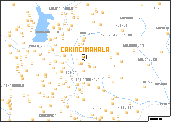 map of Cakinci Mahala