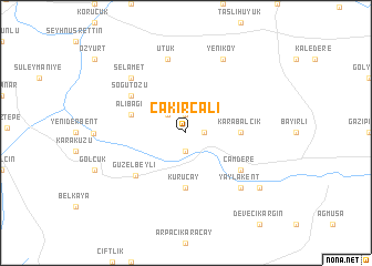 map of Çakırcalı