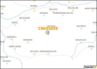 map of Çakırdere