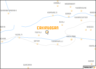 map of Çakırdoğan
