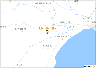 map of Çakırlar