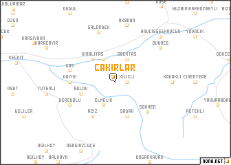 map of Çakırlar