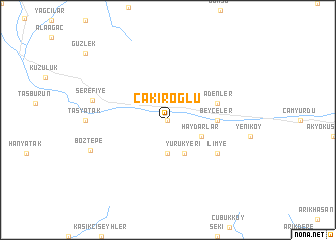 map of Çakıroğlu