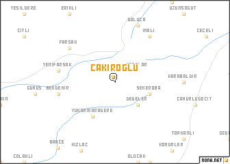 map of Çakıroğlu