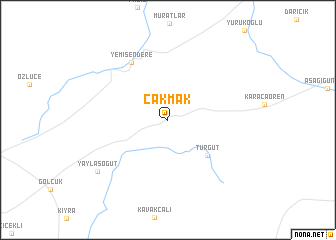 map of Çakmak