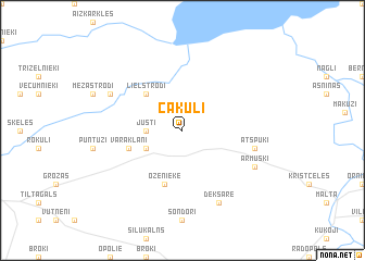 map of Cakuli