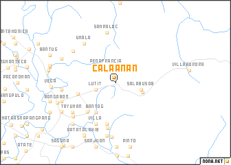 map of Calaanan