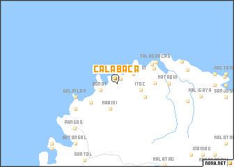 map of Calabaca