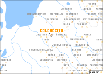 map of Calabacito