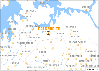 map of Calabacito