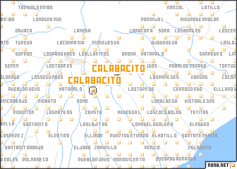 map of Calabacito