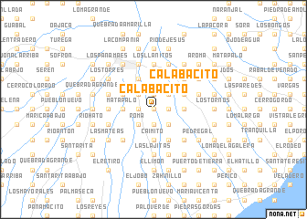 map of Calabacito