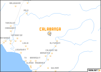 map of Calabanga