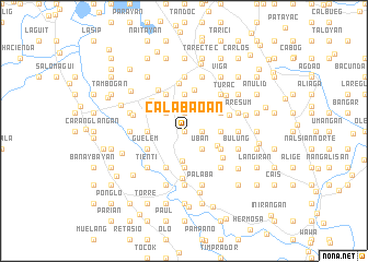 map of Calabaoan