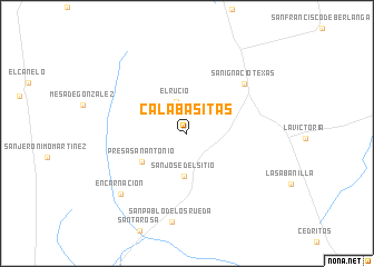 map of Calabasitas