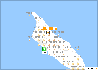 map of Calabas