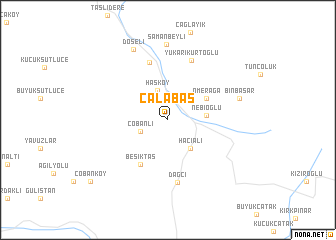 map of Çalabaş