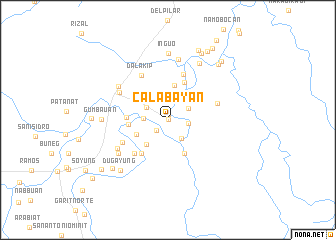 map of Calabayan