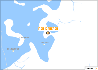 map of Calabazal