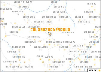 map of Calabazar de Sagua