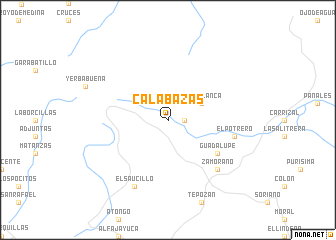 map of Calabazas