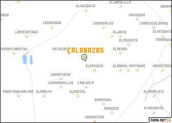 map of Calabazas