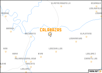 map of Calabazas