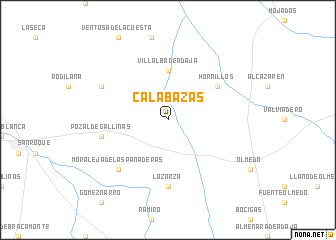 map of Calabazas