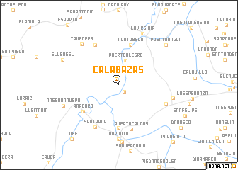 map of Calabazas