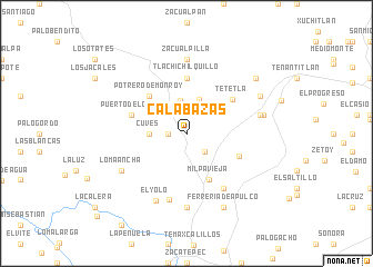 map of Calabazas