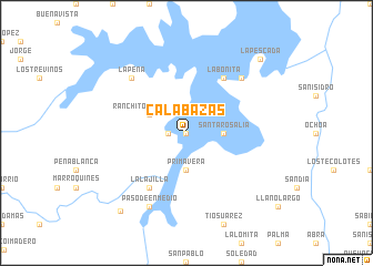 map of Calabazas