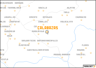 map of Calabazas