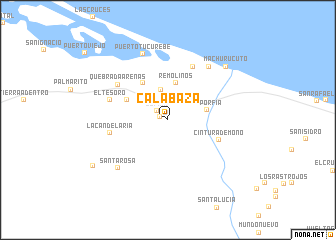 map of Calabaza