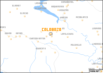 map of Calabaza