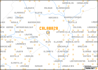 map of Calabaza