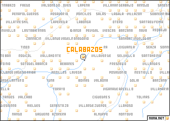 map of Calabazos