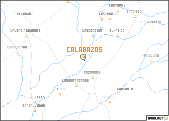 map of Calabazos