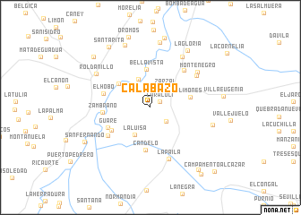 map of Calabazo