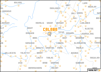 map of Calaba