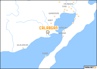 map of Calabgan