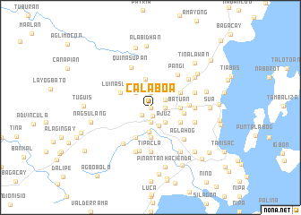 map of Calaboa